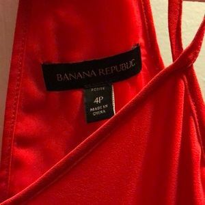 Banana Republic Red Strappy Dress